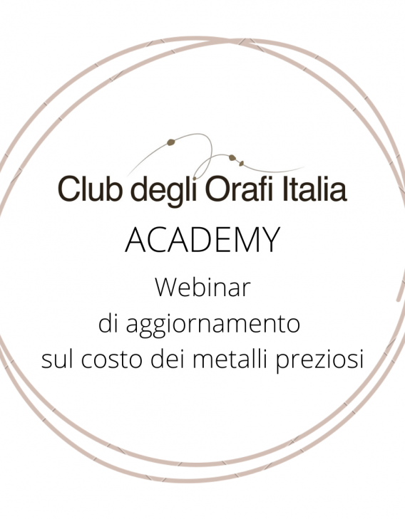 Webinar di aggiornamento sul costo dei metalli preziosi: martedì 15 marzo h 14